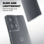 Anti-Anti-Yellow Clear Case for Moto G85 5GFusion