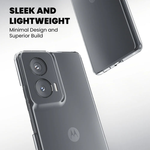 Anti-Anti-Yellow Clear Case for Moto G85 5GFusion