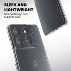 Anti-Yellow Clear Case for Motorola Edge 60 Fusion