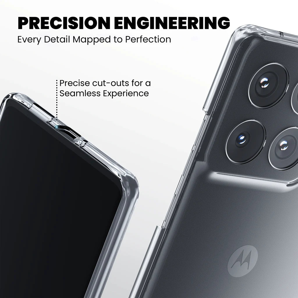 Anti-Yellow Clear Case for Motorola Edge 60 Fusion