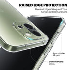 Anti-Yellow Clear Case for OnePlus 15R raised edge protection