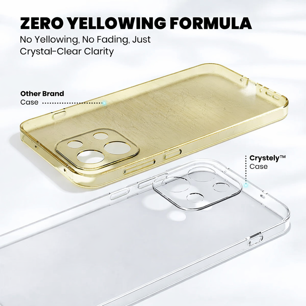 Anti-Yellow Clear Case for OnePlus 15