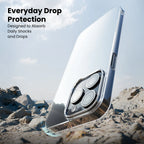 Anti-Yellow Clear Case for iPhone 14 everyday drop protection
