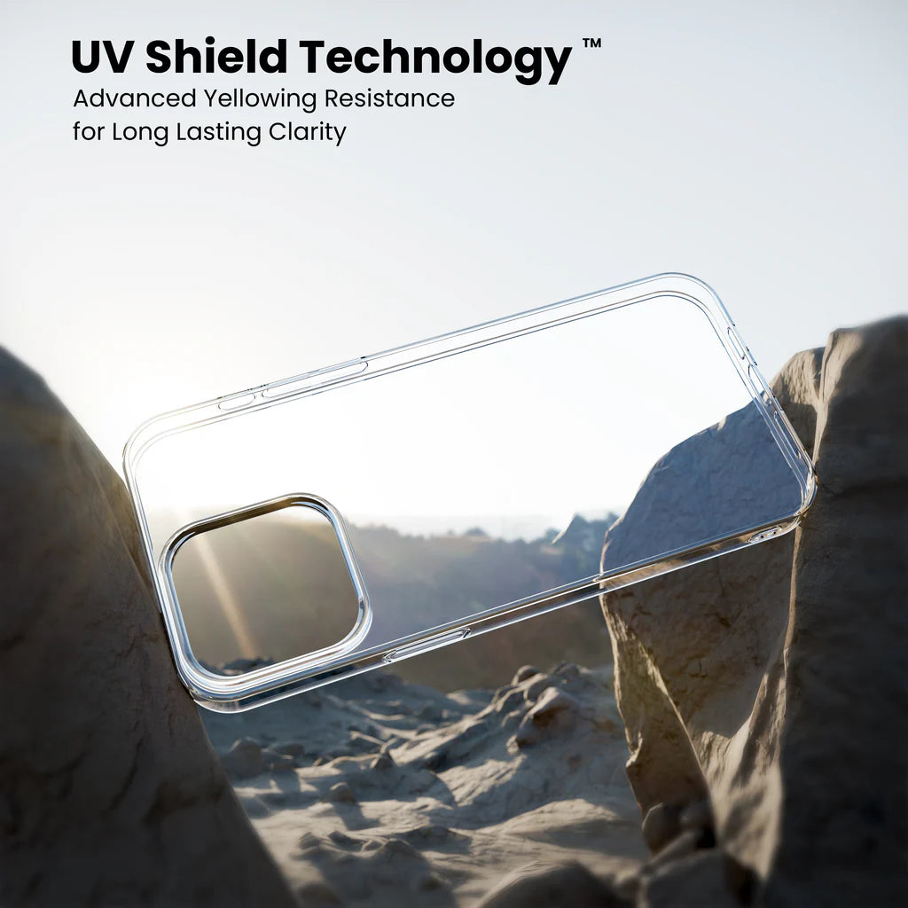Anti-Yellow Clear Case for iPhone 15 Pro