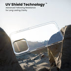 Anti-Yellow Clear Case for iPhone 16 Pro uv sheild technology