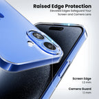 Anti-Yellow Clear Case iPhone 16 Plus raised edge protection