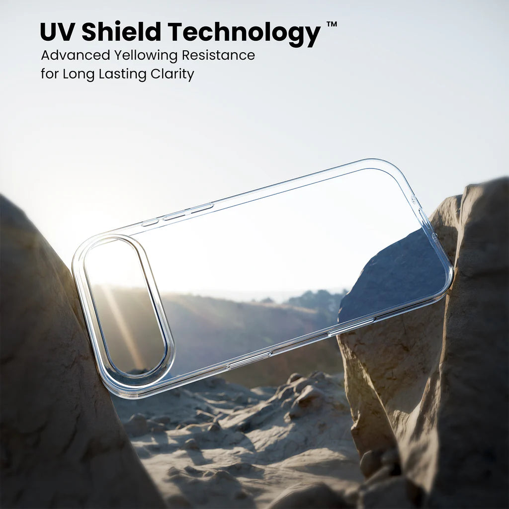 Anti-Yellow Clear Case for iPhone 17 Air UV Sheild technology