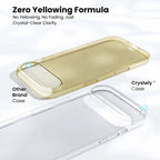 Anti-Yellow Clear Case for iPhone 17 Air zero yellowing formula crystely