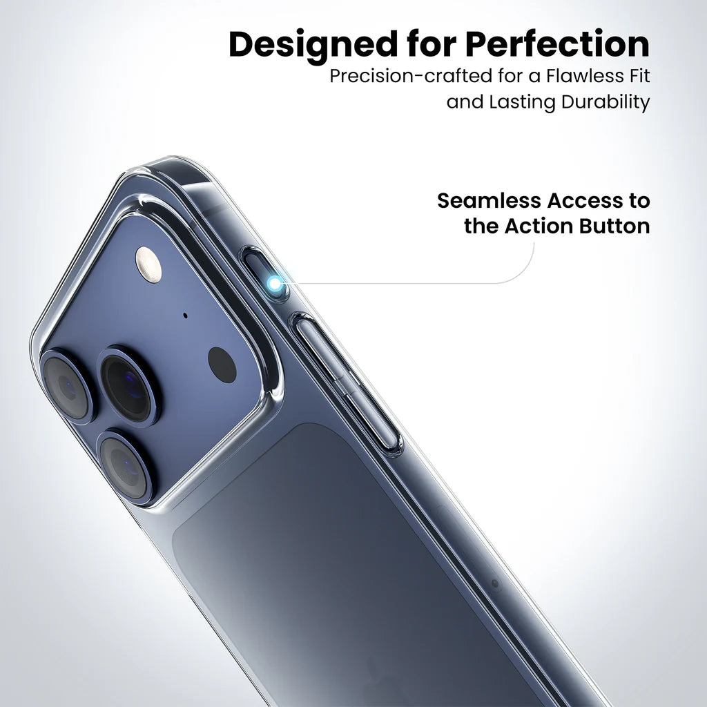 iPhone 17 Pro Max clear case seamless access to Action Button