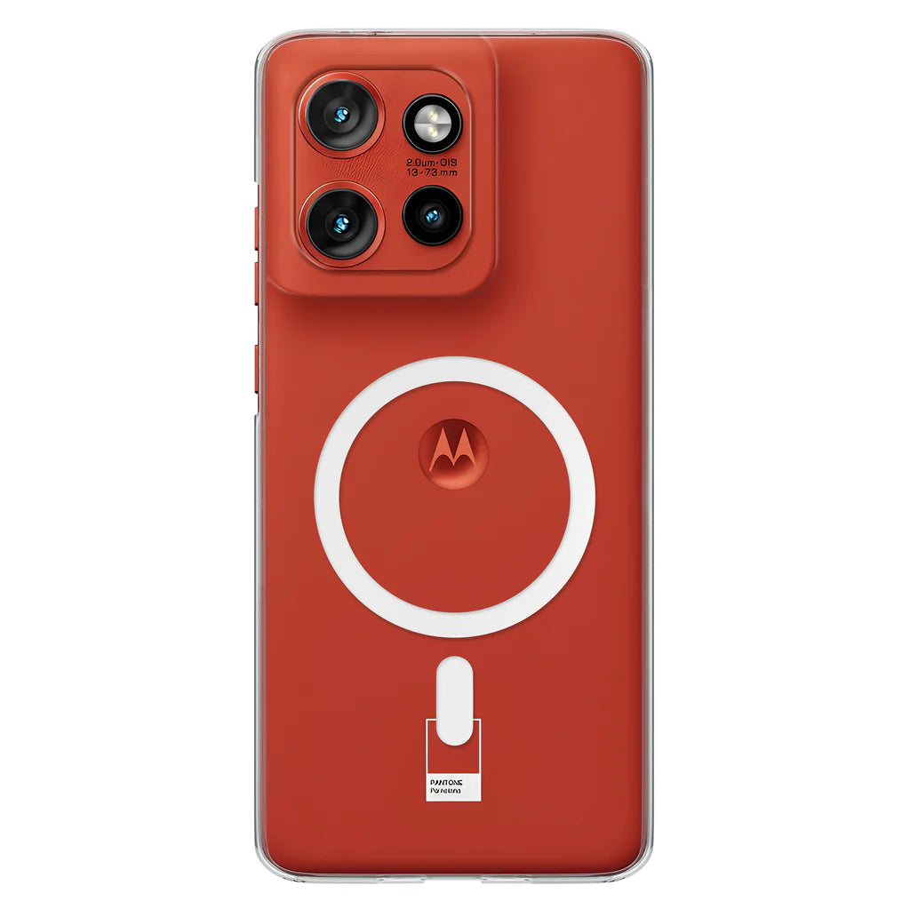 Anti-Yellow MagSafe Clear Case  Motorola Edge 50 Neo