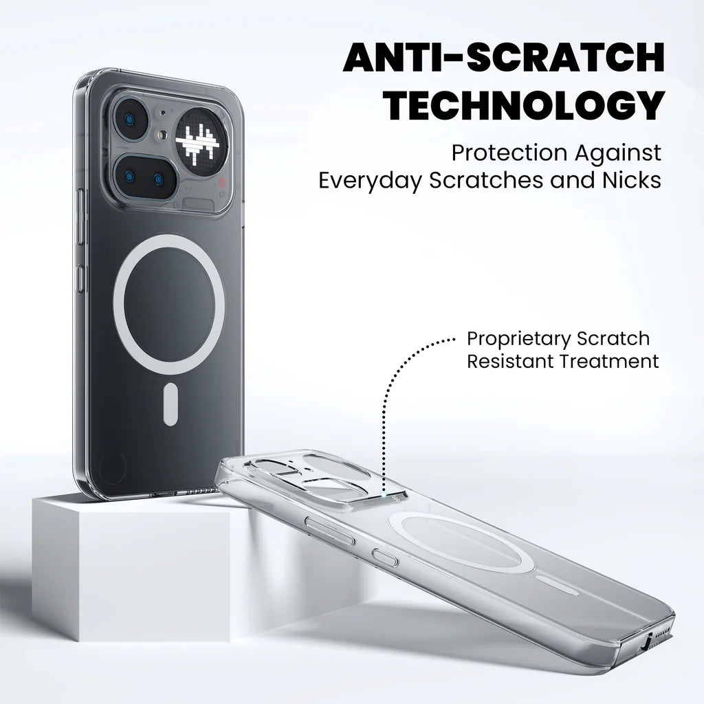 Anti-Yellow MagSafe Clear Case for Nothing Phone 4a Pro