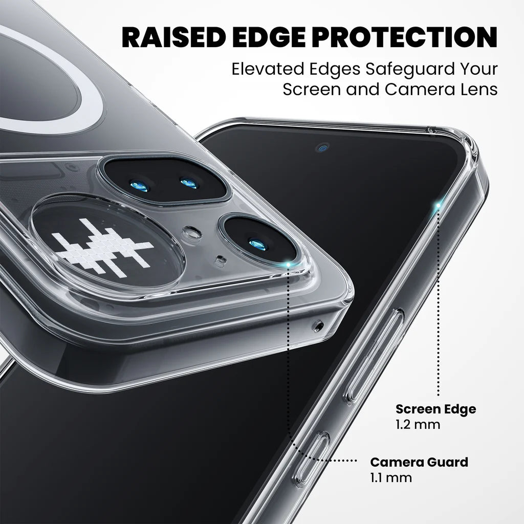 Anti-Yellow MagSafe Clear Case for Nothing Phone 4a Pro