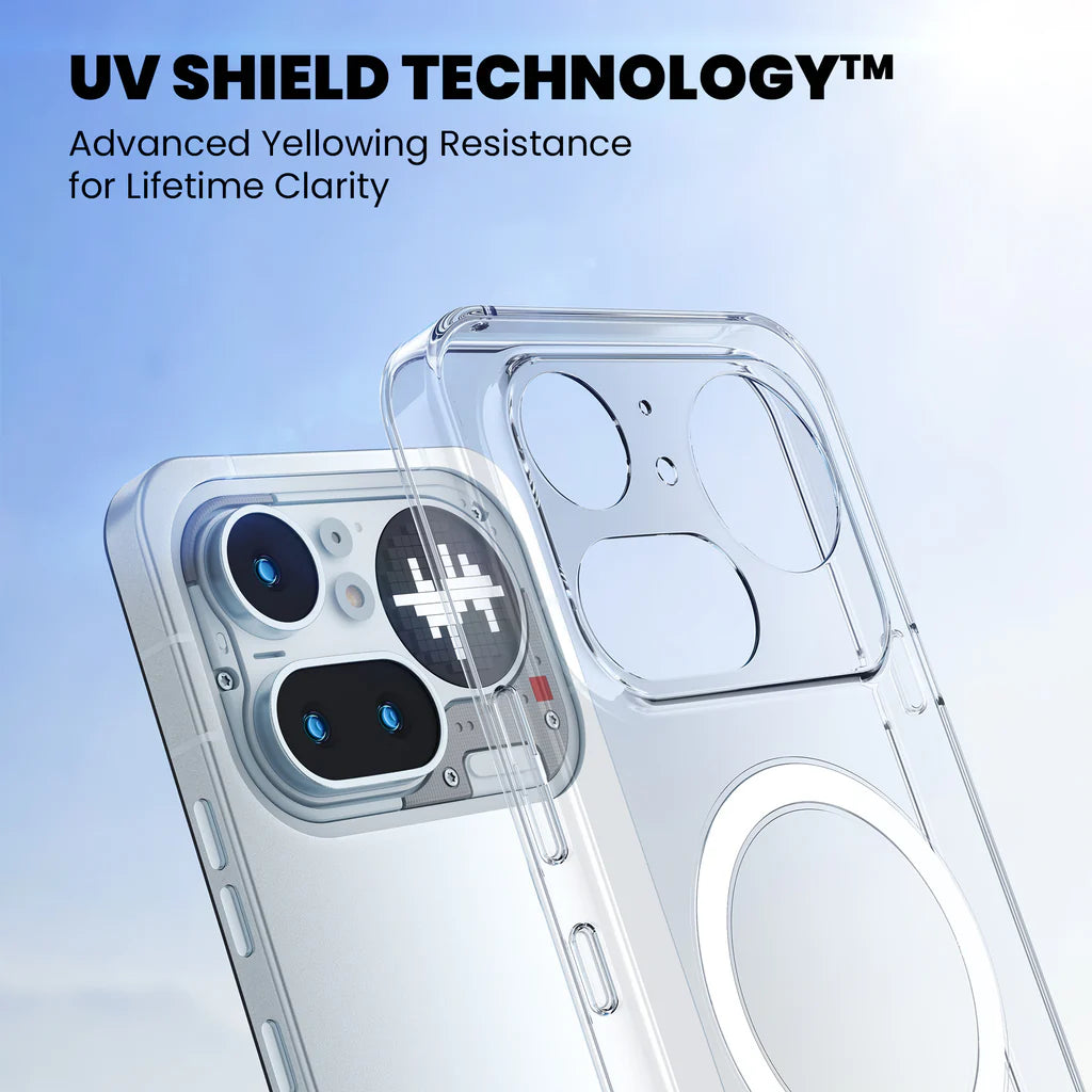 Anti-Yellow MagSafe Clear Case for Nothing Phone 4a Pro