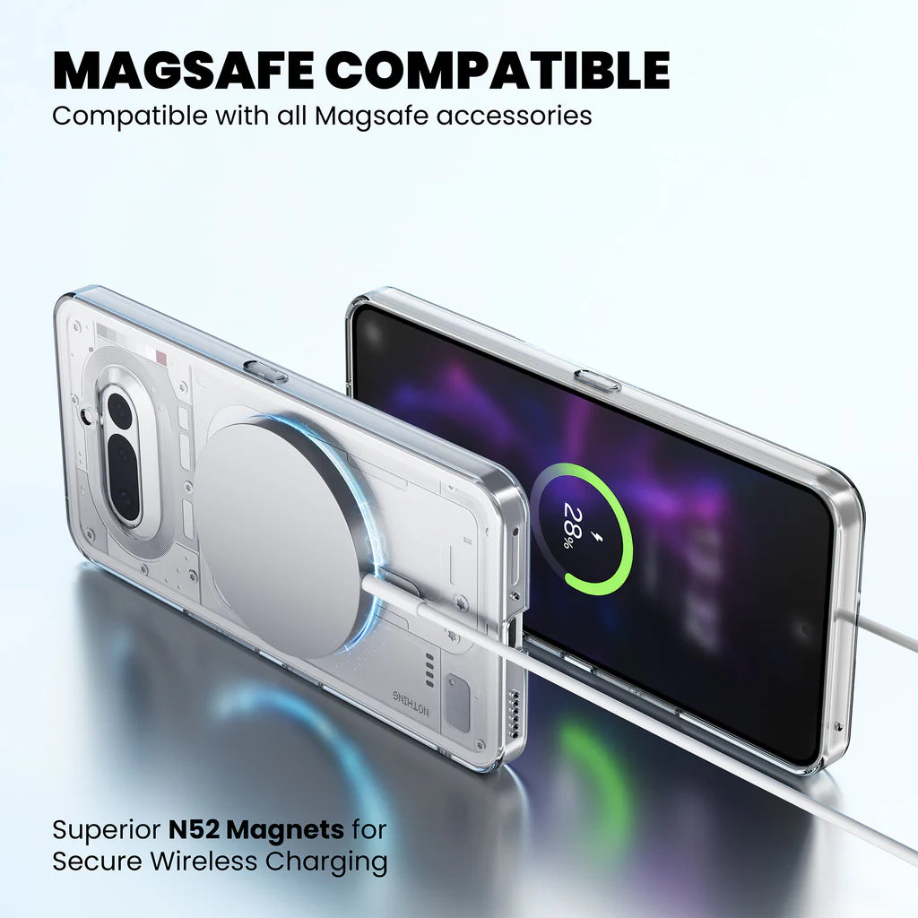 Anti-Yellow MagSafe Clear Case for Nothing Phone 4a