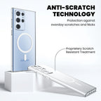 Anti Yellow Magsafe Clear Case Samsung S22 Ultra anti scratch technology 