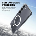 Anti Yellow Magsafe Clear Case Samsung S24 Plus full coverage protection
