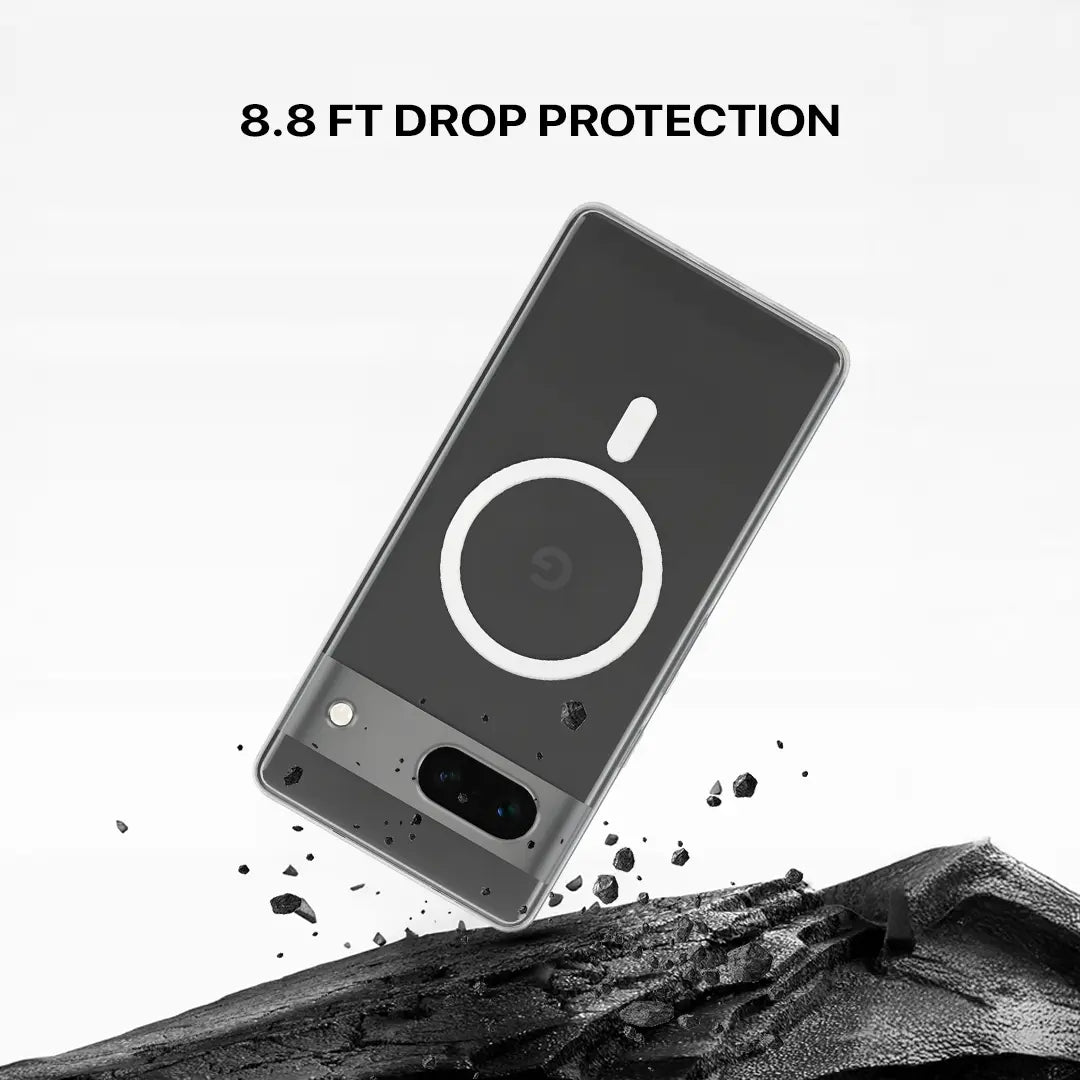 Anti Yellow Magsafe Clear Transparent Case for Google Pixel 7