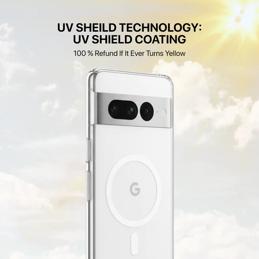 Anti Yellow Magsafe Clear Transparent Case for Google Pixel 7 Pro