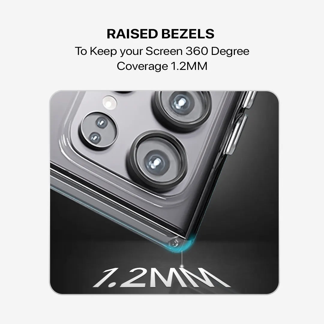 Crystal clear protective case for S25 Ultra 