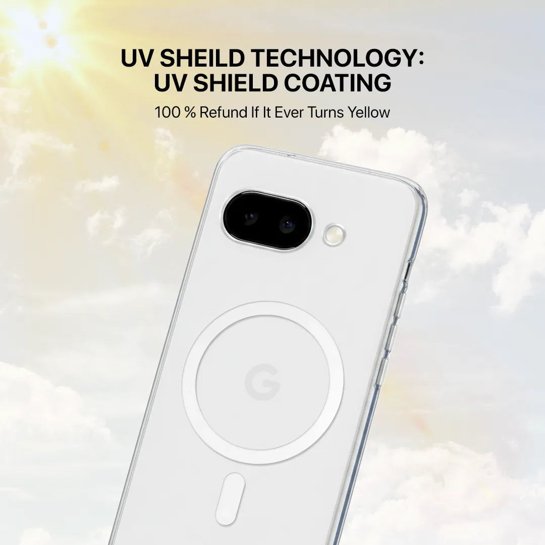 Anti Yellow Magsafe Clear Transparent Case for Google Pixel 9A