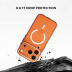 MagSafe compatible iPhone 17 Pro max clear cover durable build