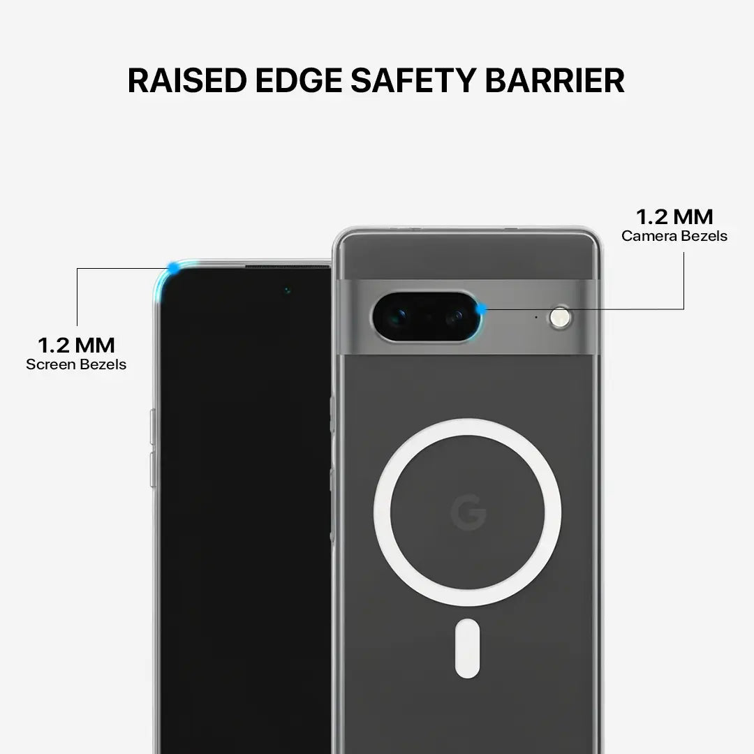 Anti Yellow Magsafe Clear Transparent Case for Google Pixel 7