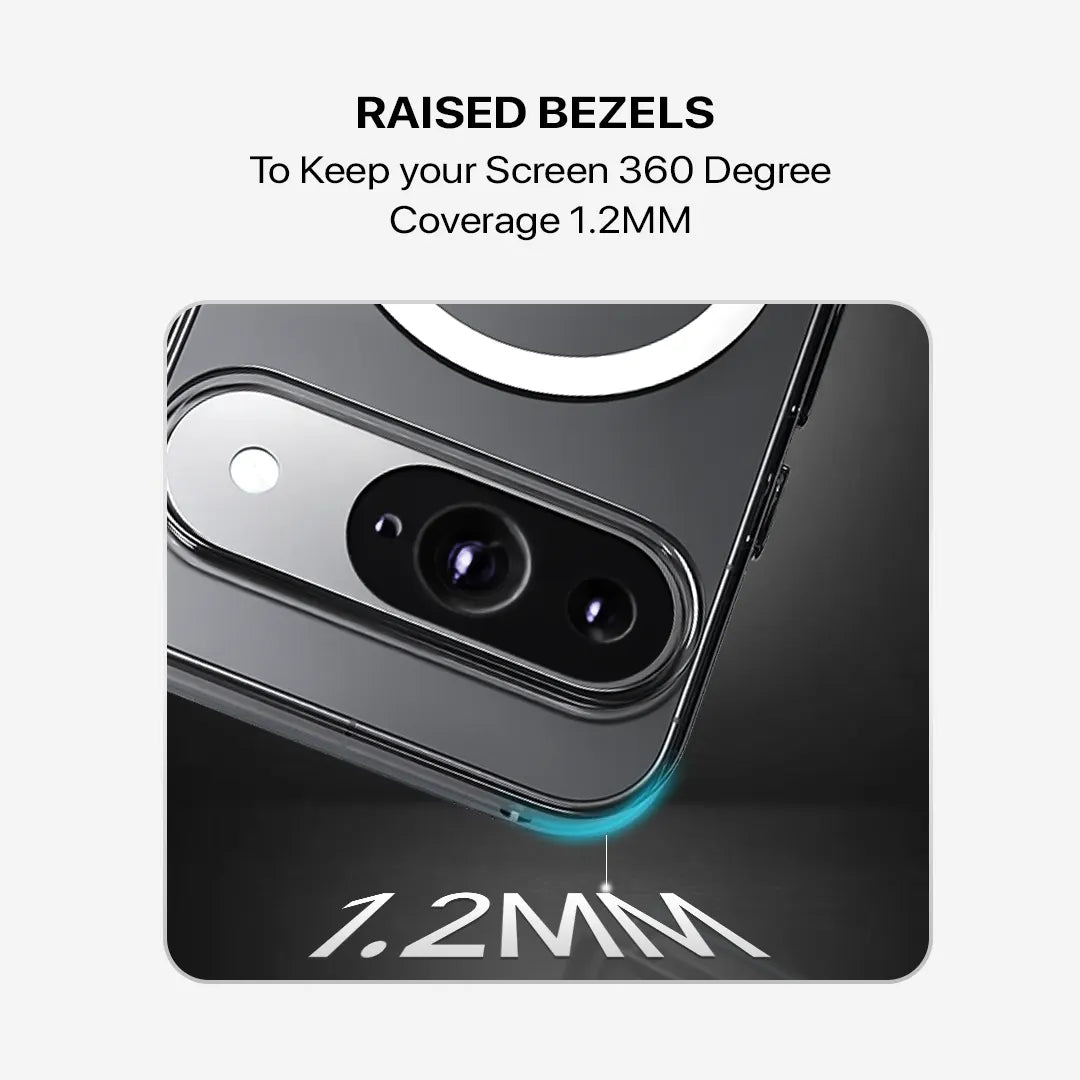 Anti Yellow Magsafe Clear Transparent Case for Google Pixel 9