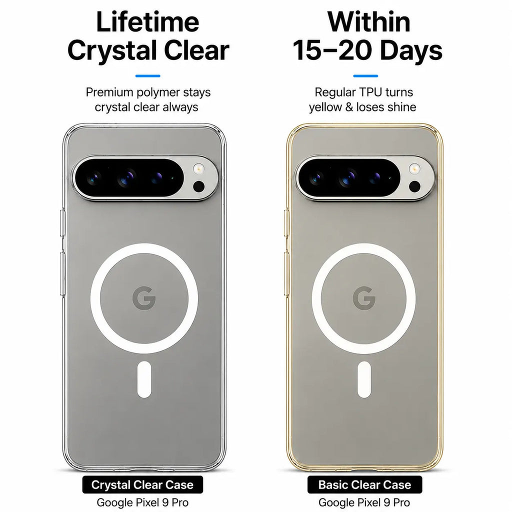 Google Pixel 9 Pro - Anti Yellow MagSafe Clear Case