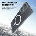 Clear Anti-Yellow MagSafe Case – Motorola Edge 50 Fusion fulll coverage protection