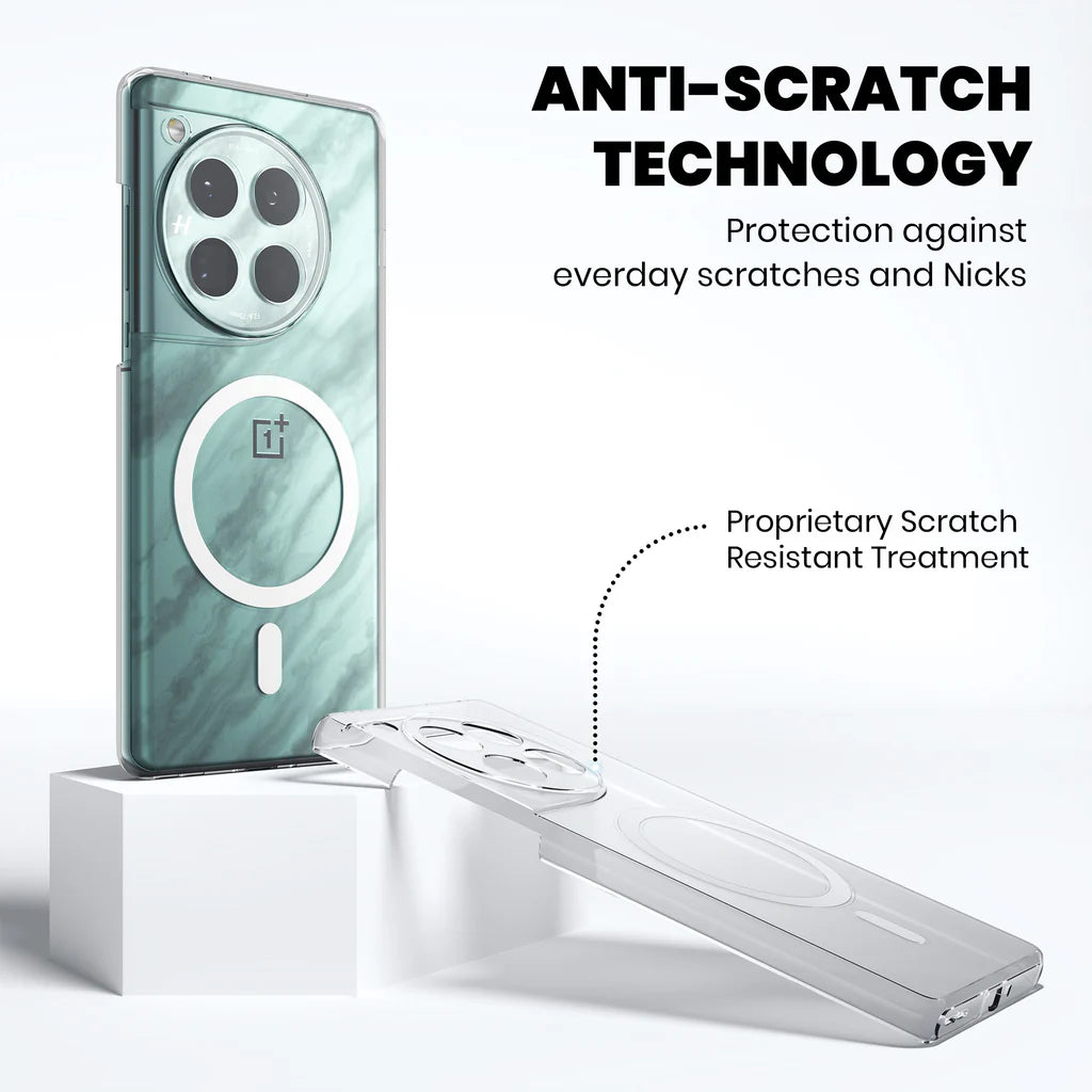 Clear Anti-Yellow MagSafe Case – OnePlus 12 anti scratch technology 
