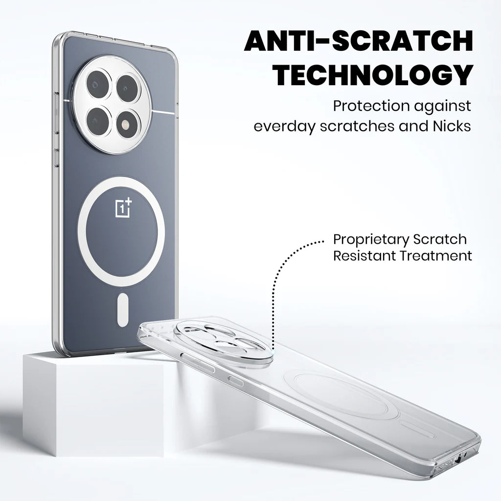 Clear Anti-Yellow MagSafe Case – OnePlus 13 anti scratch technology 