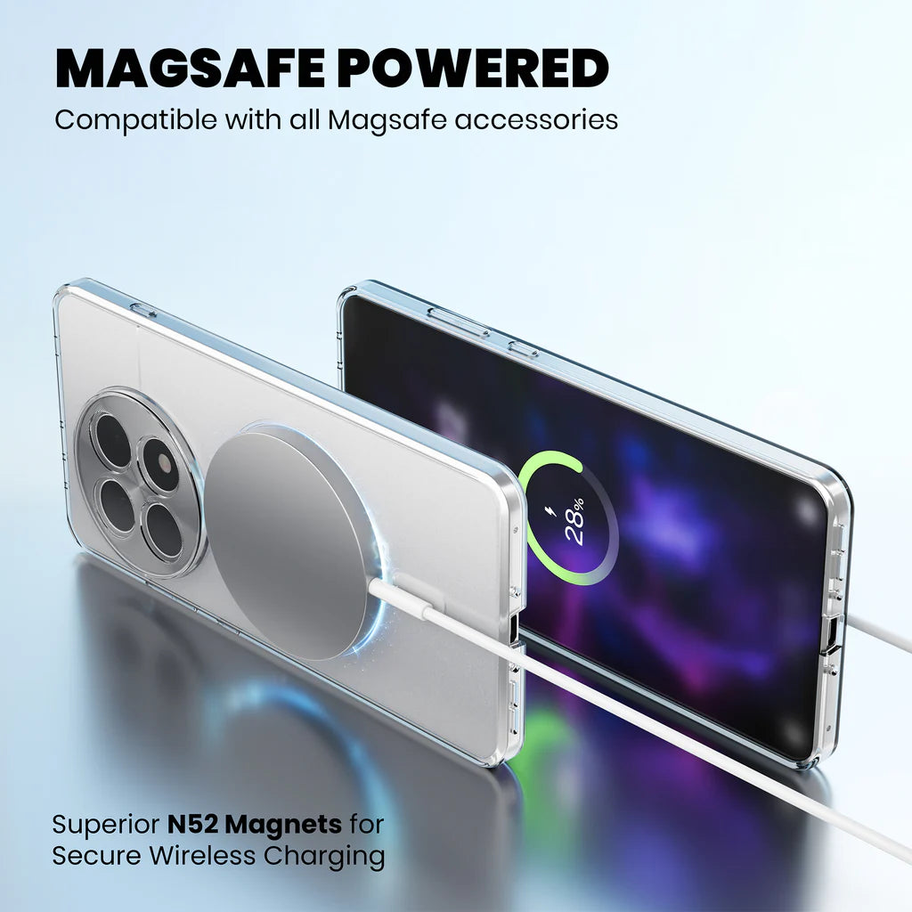 Clear Anti-Yellow MagSafe Case – OnePlus 13 n52 magnets 