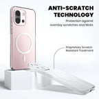 Clear Anti-Yellow MagSafe Case – OnePlus 15R anti scratch technology 
