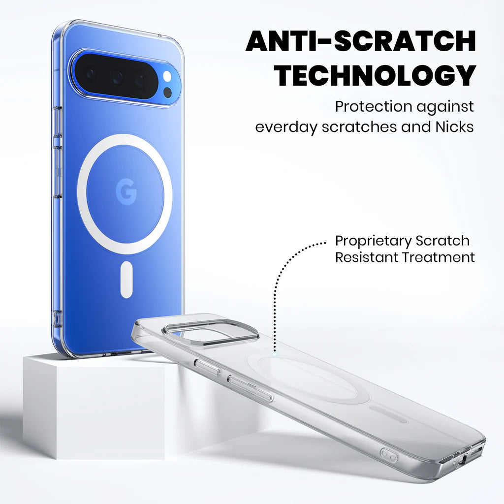 Clear Anti-Yellow MagSafe Case for Google Pixel 10 anti scratch technology 