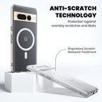 Clear Anti-Yellow MagSafe Case for Google Pixel 7 Pro anti scratch technology 