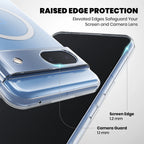 Clear Anti-Yellow MagSafe Case for Google Pixel 8A camera guard 