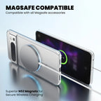 Clear Anti-Yellow MagSafe Case for Google Pixel 8 Pro n52 magnets