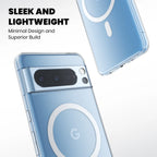 Clear Anti-Yellow MagSafe Case for Google Pixel 8 Pro sleek and lighweight