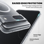 Clear Anti-Yellow MagSafe Case for Google Pixel 8 raised edge protection 