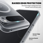 Clear Anti-Yellow MagSafe Case for Google Pixel 9 camera guard 