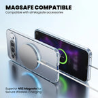 Clear Anti-Yellow MagSafe Case for Google Pixel 10 Pro XL n52 magnets wireless charging 
