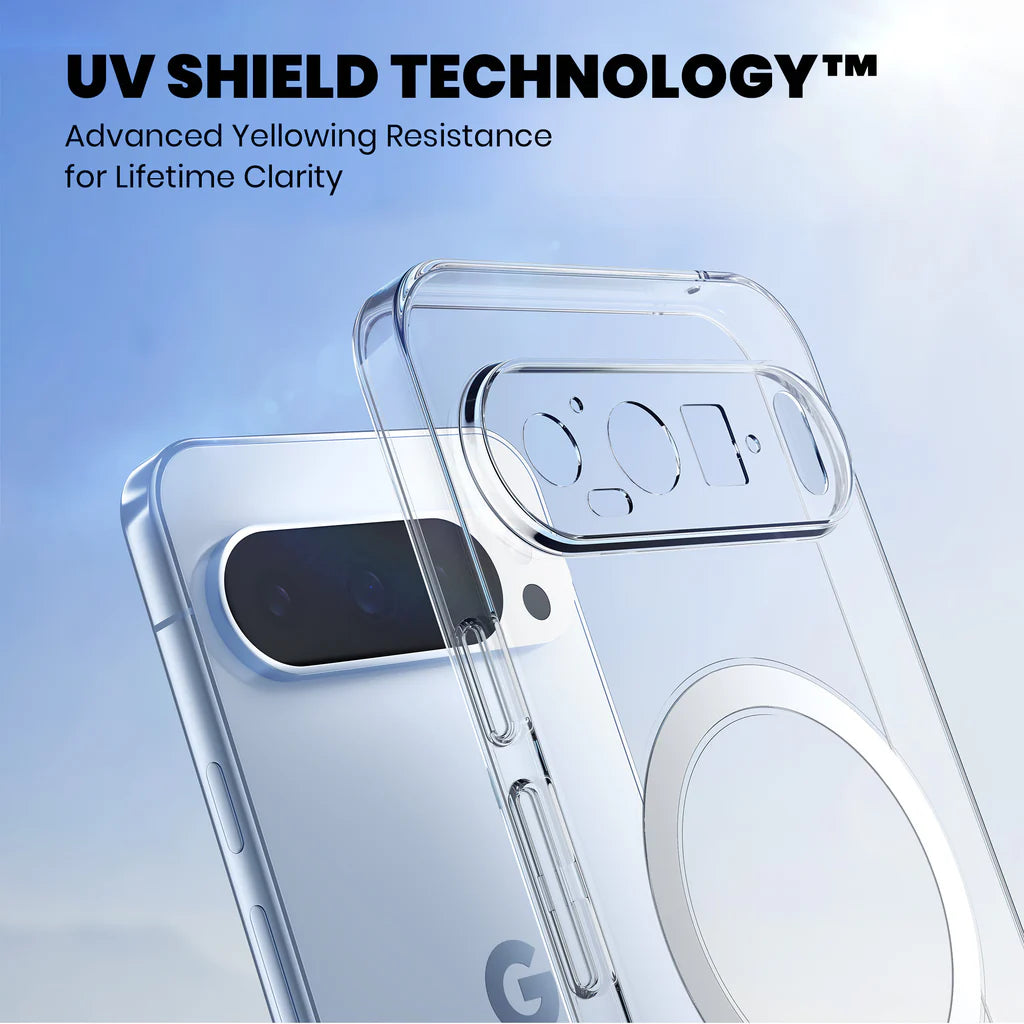 Clear Anti-Yellow MagSafe Case for Google Pixel 10 Pro XL uv sheild  technology 