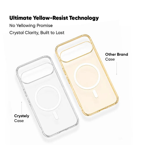 Google Pixel 10 Pro - Anti Yellow MagSafe Clear Case