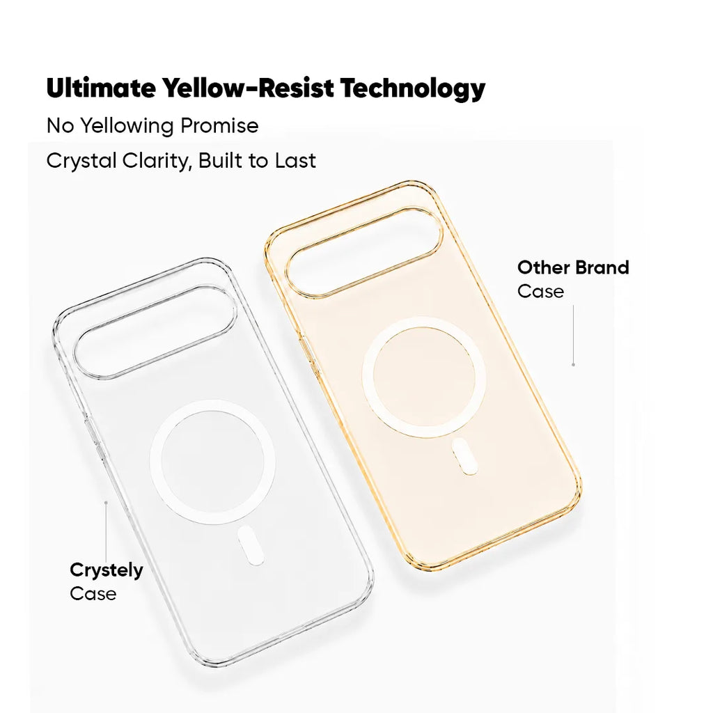 Google Pixel 10 Pro XL - Anti Yellow MagSafe Clear Case
