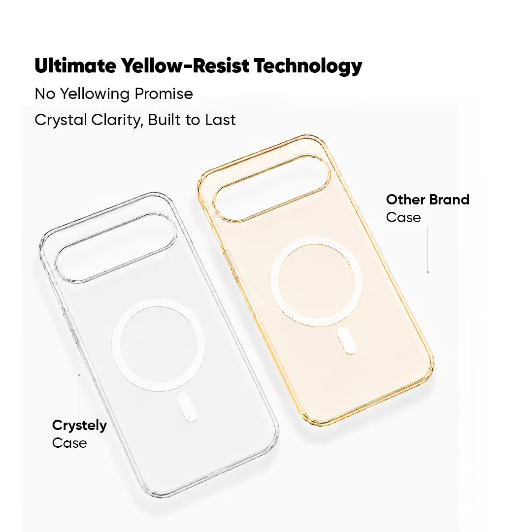 Google Pixel 10 Pro XL - Anti Yellow MagSafe Clear Case