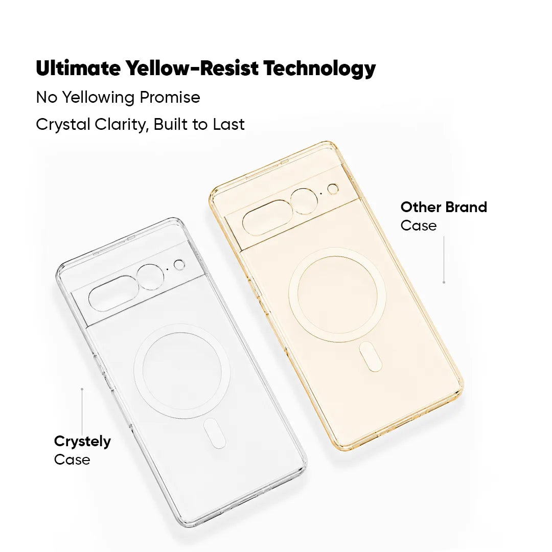 Google Pixel 7 Pro - Anti Yellow MagSafe Clear Case