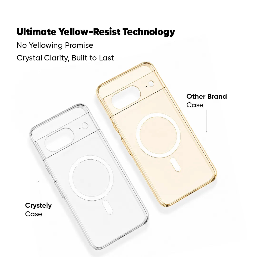 Google Pixel 8 - Anti Yellow MagSafe Clear Case