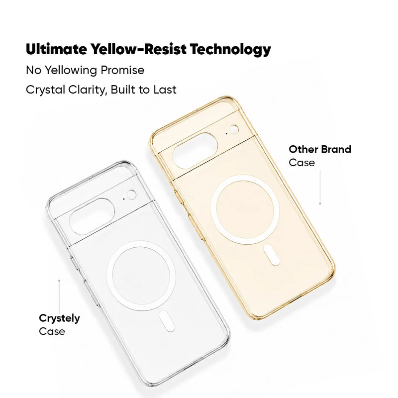 Google Pixel 8 - Anti Yellow MagSafe Clear Case