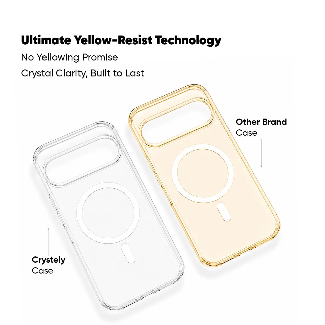 Google Pixel 9 - Anti Yellow MagSafe Clear Case
