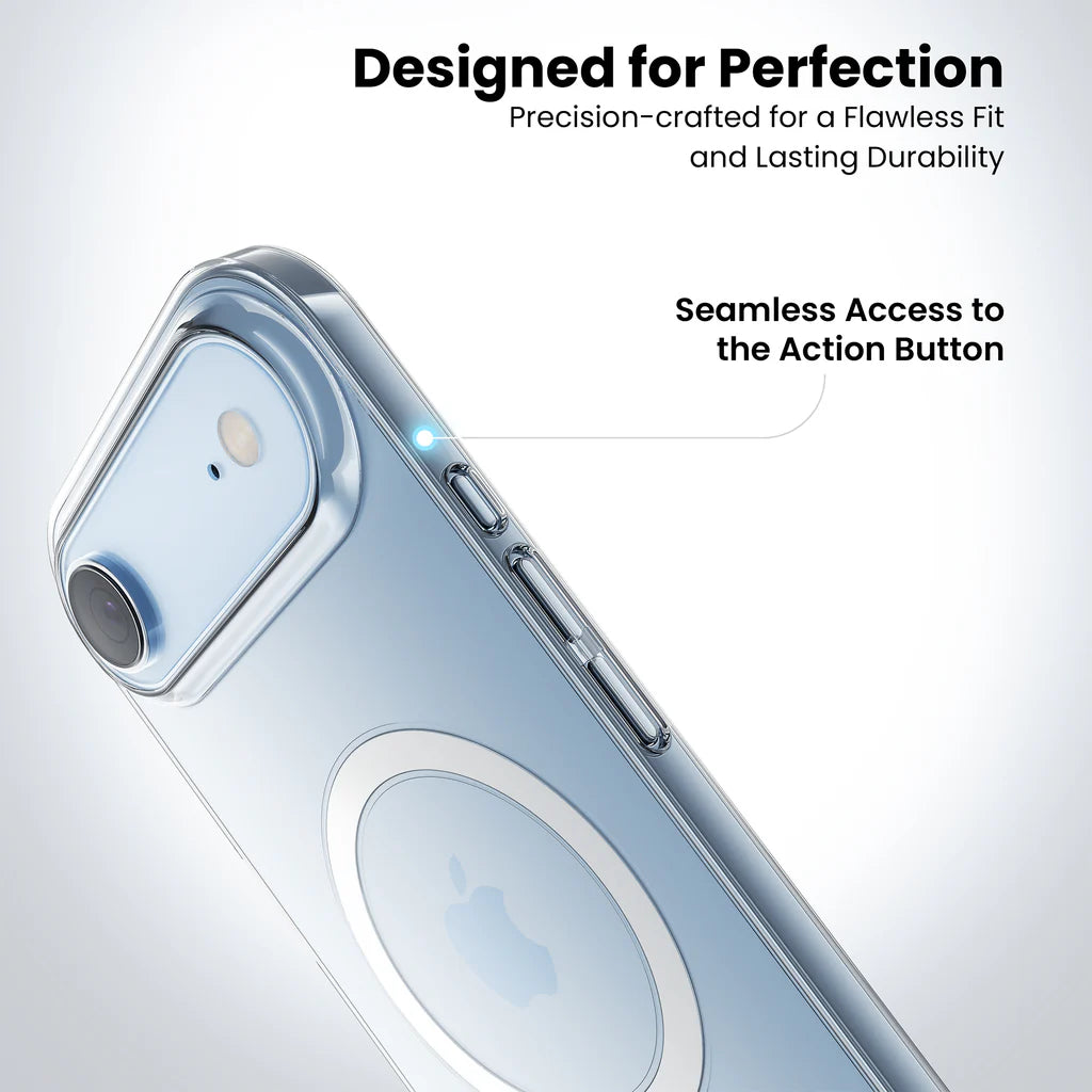 IPhone 17 Air Anti Yellow Clear Case Magsafe designed for protection
 